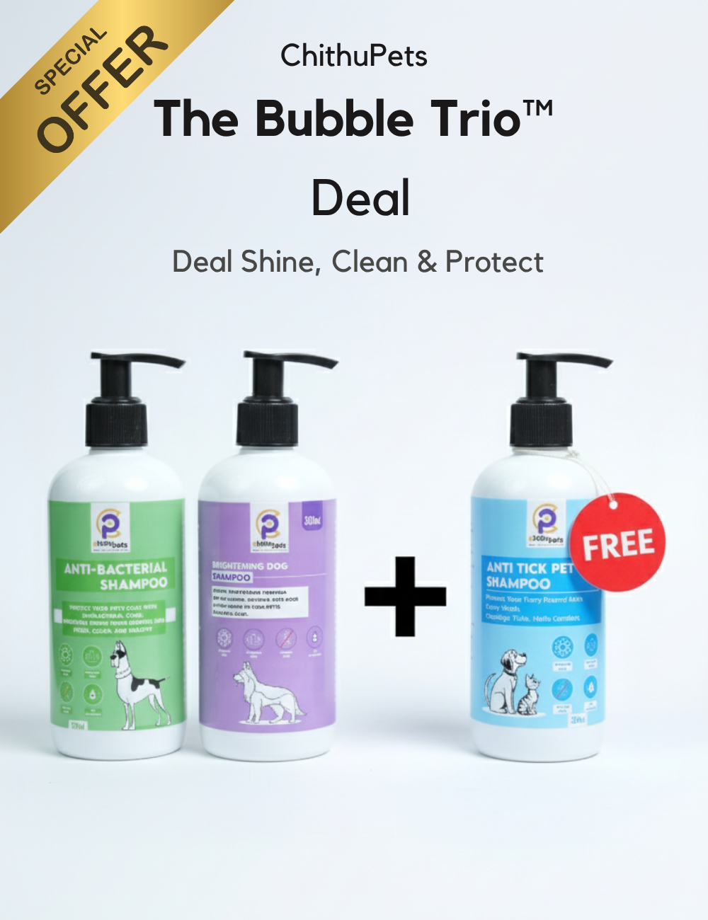 The Bubble Trio Deal – Shine, Clean & Protect
