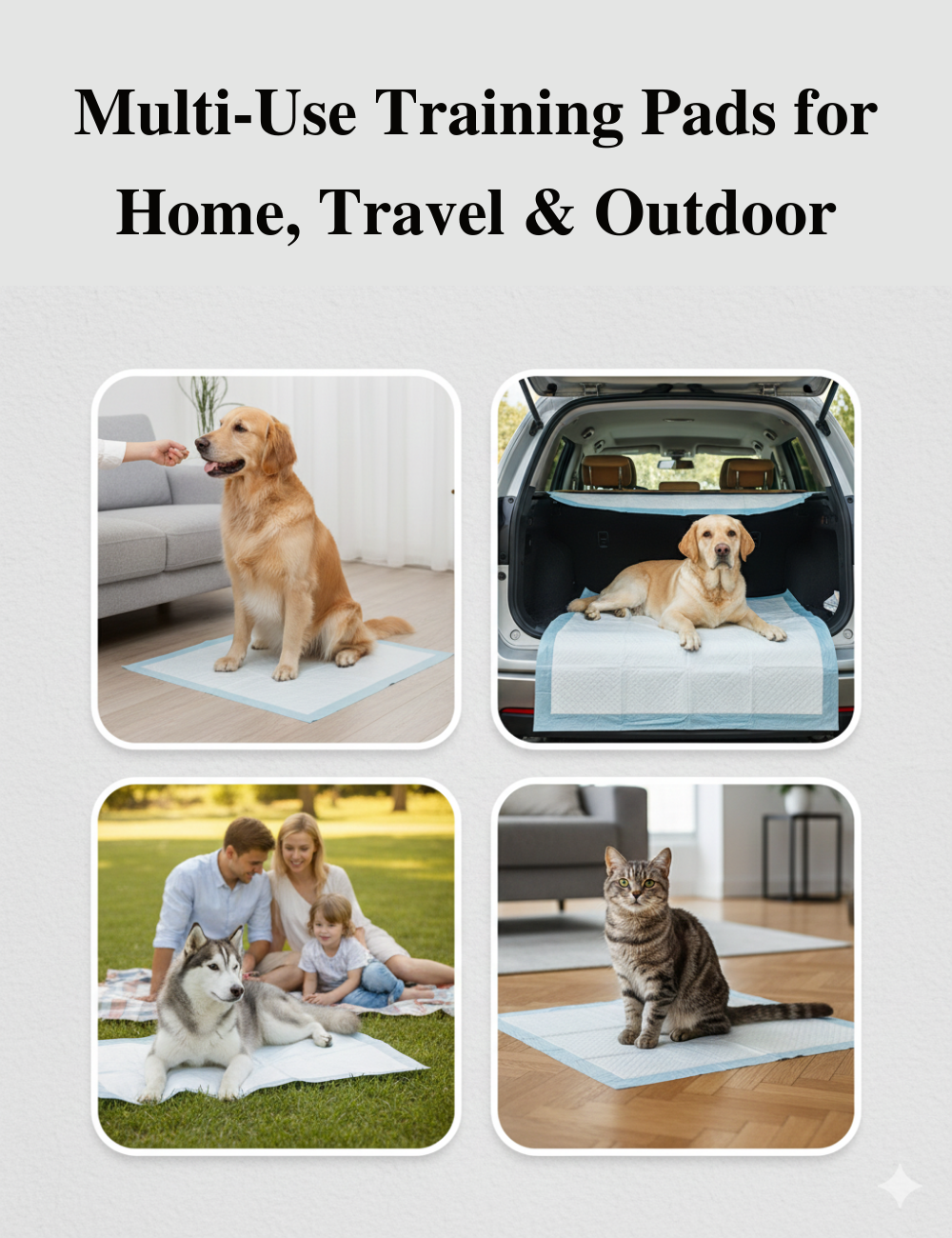 ChithuPets Ultra-Absorbent Pet Training Pads (25Pcs)