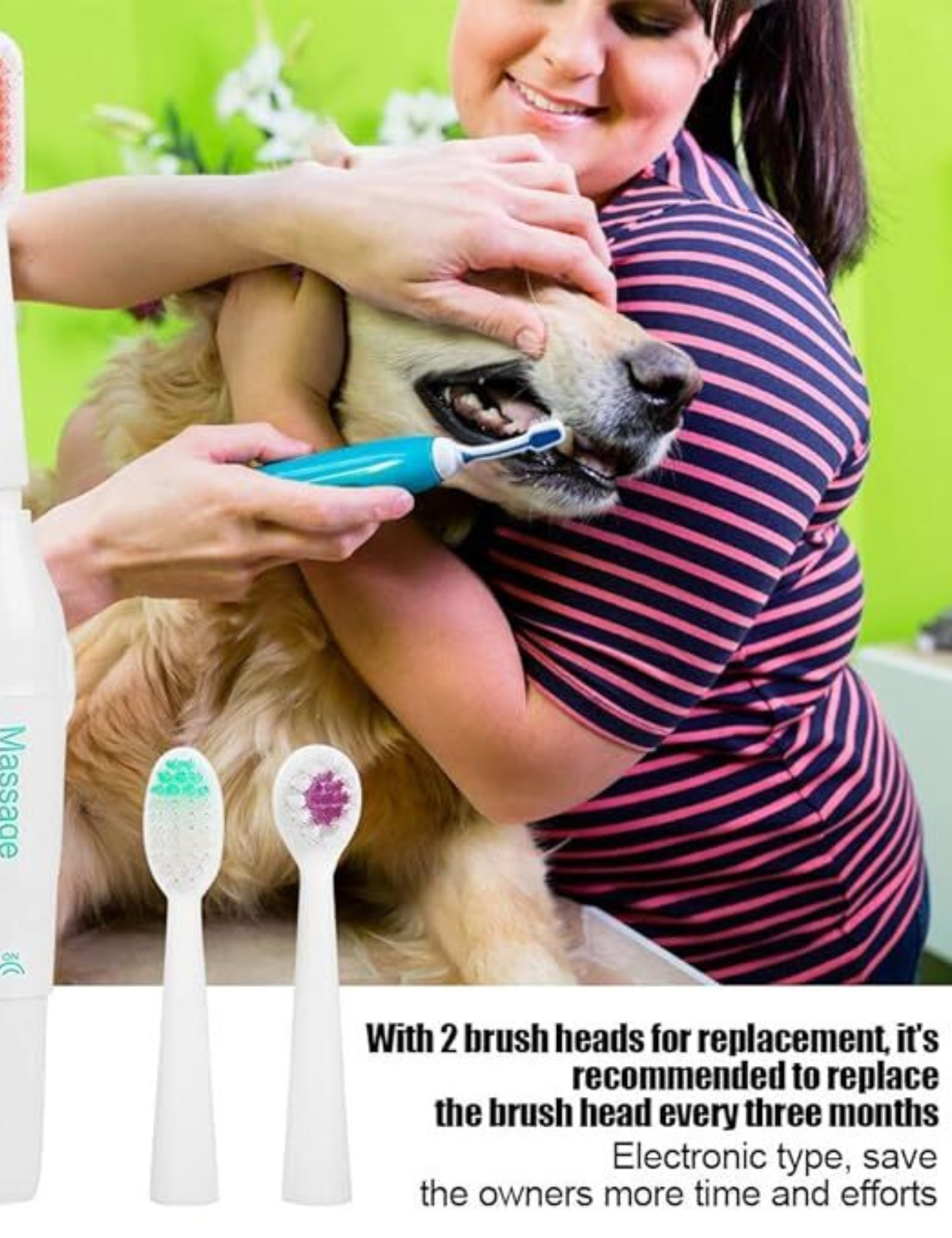 SparklePaw™ Electric Pet Toothbrush Set
