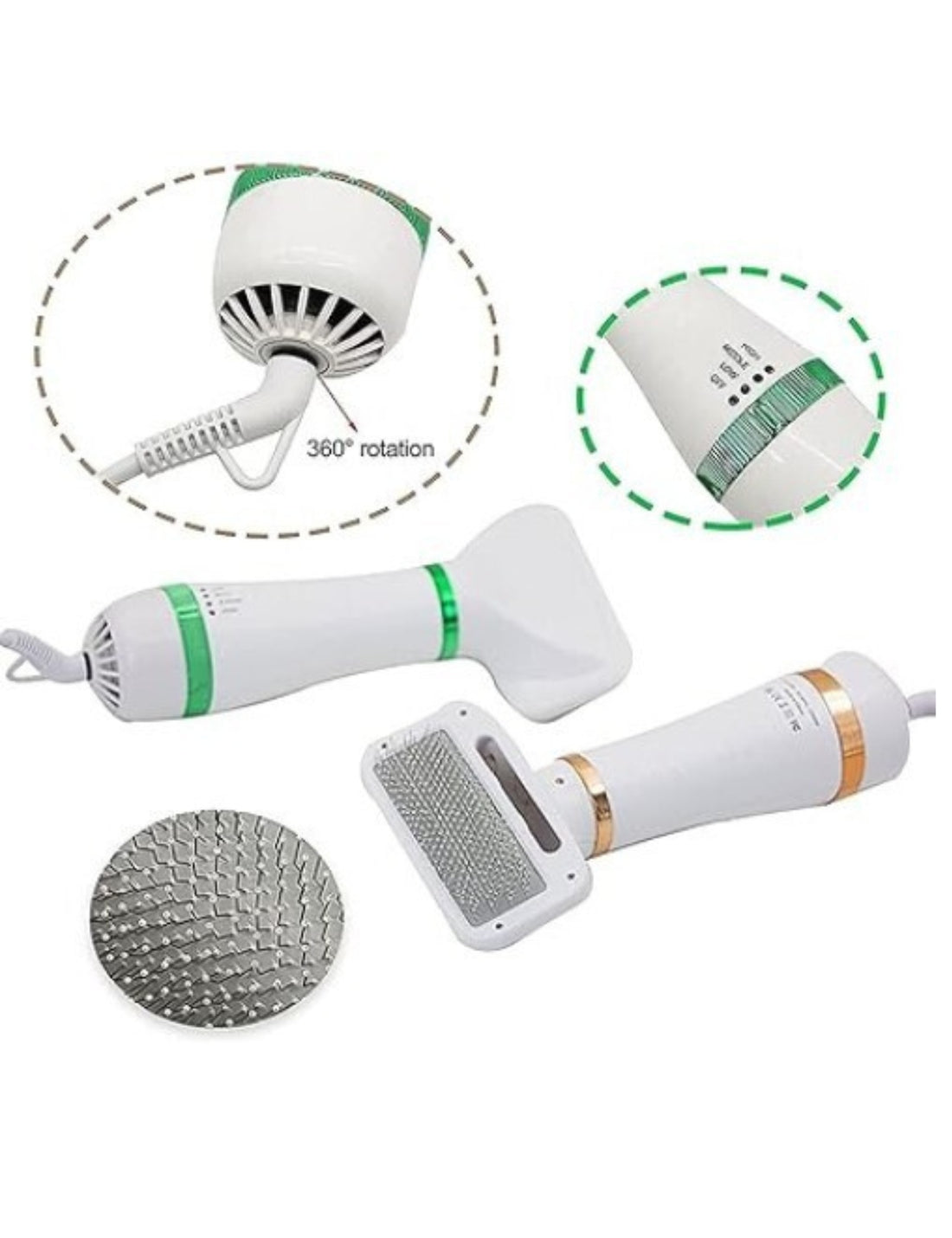 BreezePaw™ 2-in-1 Pet Hair Dryer & Grooming Brush
