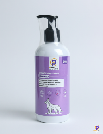 ChithuPets Brightening Dog Shampoo – Gentle Whitening & Shine Boost Formula (300ml)
